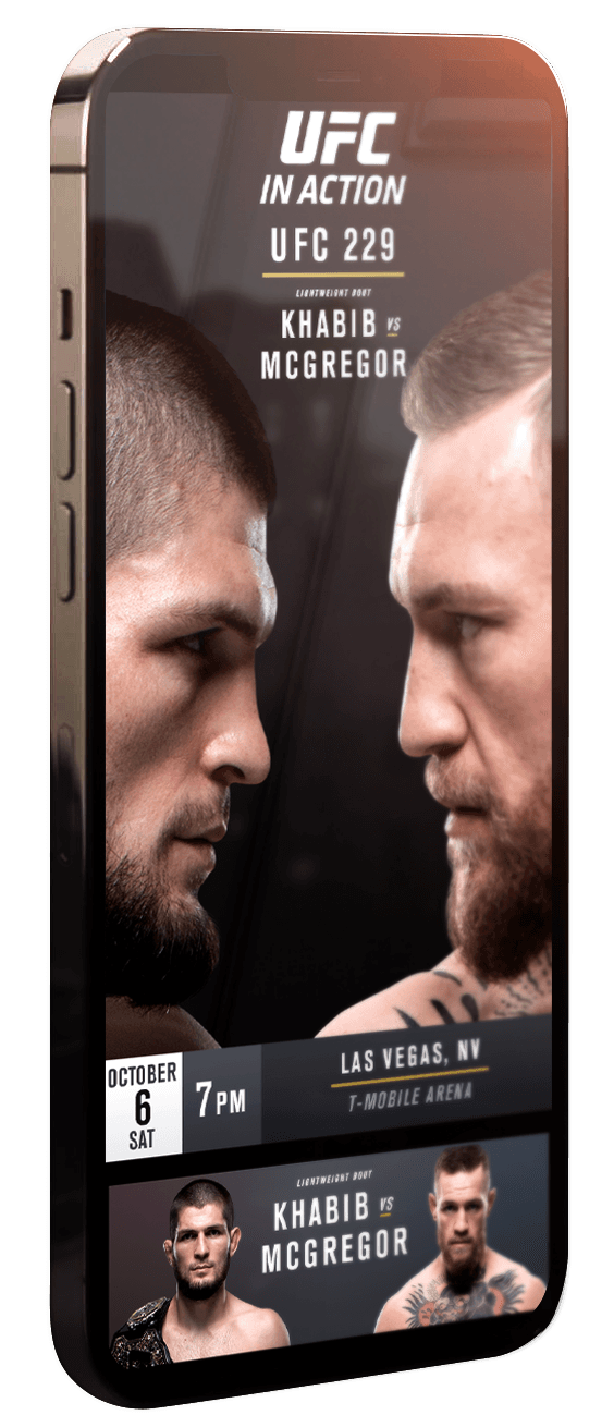 UFC in Action - Audience engagement app